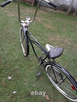 Vintage schwinn bicycle serial no EB15701 0n the drop off bar