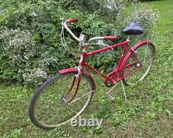 Vintage schwinn racer bicycle Bike 1969 Red Chicago