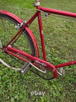 Vintage schwinn racer bicycle Bike 1969 Red Chicago