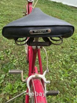 Vintage schwinn racer bicycle Bike 1969 Red Chicago