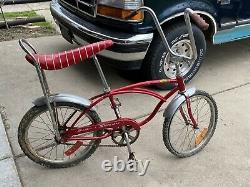 Vintage schwinn stingray bike 1970s