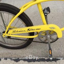 Vintage schwinn stingray bike all orig components lightly used, stored in garage