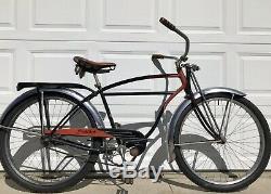 Vintage1953 Schwinn Black Panther Bicycle Old Antique Bike