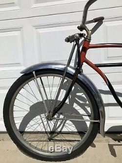 Vintage1953 Schwinn Black Panther Bicycle Old Antique Bike