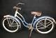 Vtg 1950 Schwinn Spitfire Bicycle Cruiser Blue Girls Bike 20 Skip Tooth Htf