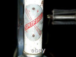 Vtg 1950 Schwinn Spitfire Bicycle Cruiser Blue Girls Bike 20 Skip Tooth HTF