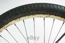 Vtg 1950's Schwinn BF Goodrich Balloon Tire Bicycle Straight Bar Klunker Ratrod