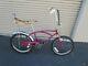 Vtg 1960's Rare Schwinn Sting-ray 2 Speed Bendix Violet Original Slick Tire Bike
