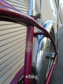 Vtg 1960's RARE Schwinn Sting-Ray 2 Speed Bendix VIOLET Original Slick Tire Bike