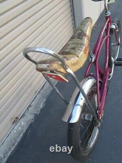 Vtg 1960's RARE Schwinn Sting-Ray 2 Speed Bendix VIOLET Original Slick Tire Bike