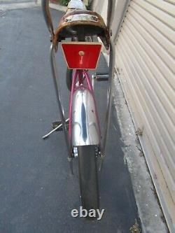 Vtg 1960's RARE Schwinn Sting-Ray 2 Speed Bendix VIOLET Original Slick Tire Bike