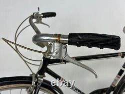 Vtg 1960s Schwinn Racer Black 3 Speed Delux Road Cruiser Bike Honest Original