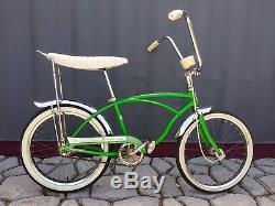 Vtg 1964 64 SCHWINN deluxe STINGRAY old bike original lime paint Chicago rare