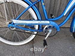 Vtg 1965 Blue & White Schwinn Fiesta L80 Girls 20 Bike Bicycle Ready to Ride