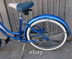 Vtg 1965 Blue & White Schwinn Fiesta L80 Girls 20 Bike Bicycle Ready to Ride