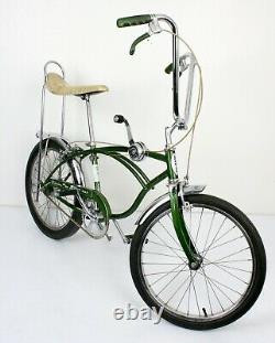 Vtg 1969 Schwinn Sting-Ray Stik Shift 3-Speed Bicycle Campus Green SUPERB