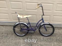 Vtg 1970 Schwinn Stingray Bike Fair Lady Muscle Bicycle Banana Seat All Original