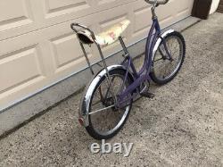 Vtg 1970 Schwinn Stingray Bike Fair Lady Muscle Bicycle Banana Seat All Original