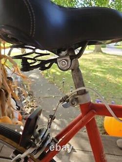 Vtg 1970s Schwinn Varsity 10 Speed Bicycle Sunset Orange Clean Awesome Bike