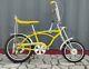 Vtg 1973 Schwinn Stingray Lemon Peeler Krate 5-speed Bicycle Disc Brake Old Bike