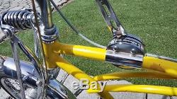 Vtg 1973 SCHWINN STINGRAY lemon peeler KRATE 5-SPEED BICYCLE disc brake old bike