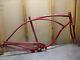 Vtg 1973 Schwinn Typhoon Middleweight Cantilever Red Frame, Fork And Chainguard
