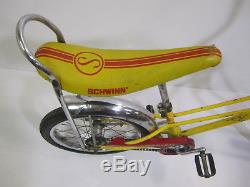 Vtg 1979 Schwinn Stingray Pixie Child Muscle Bike Bicycle Banana Seat Restore