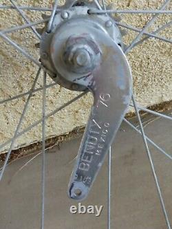 Vtg 70's Set Stingray Wheel / Rim Bendix 76 Brake 20 hole 20 inch