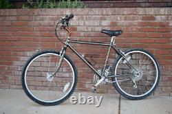 Vtg 80's Schwinn High Sierra Men's Dark Chrome Mountain Bike Bicycle Nice 18
