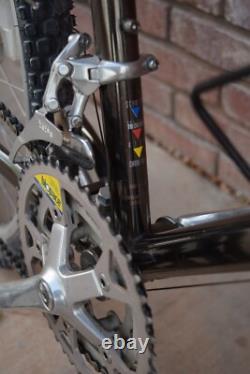 Vtg 80's Schwinn High Sierra Men's Dark Chrome Mountain Bike Bicycle Nice 18
