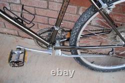 Vtg 80's Schwinn High Sierra Men's Dark Chrome Mountain Bike Bicycle Nice 18