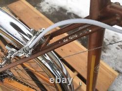 Vtg Men's 1965 SCHWINN COLLEGIATE 5 Speed 21 Inch Bicycle Coppertone Serviced