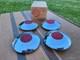 Vtg Nos Wald Bicycle Hubcaps Complete Set Front & Rear In Box Schwinn Cwc Etc