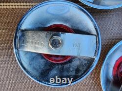 Vtg Nos Wald Bicycle Hubcaps Complete Set Front & Rear In Box Schwinn Cwc Etc