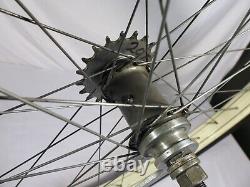 Vtg Original 1953 Schwinn Meteor Balloon Tire Bicycle Bike S-2 Rim WHEELS Tires