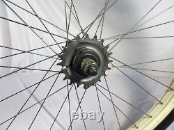 Vtg Original 1953 Schwinn Meteor Balloon Tire Bicycle Bike S-2 Rim WHEELS Tires