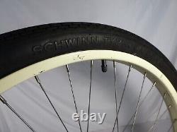 Vtg Original 1953 Schwinn Meteor Balloon Tire Bicycle Bike S-2 Rim WHEELS Tires