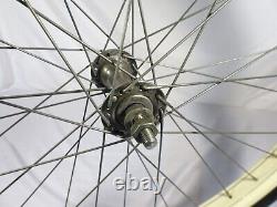 Vtg Original 1953 Schwinn Meteor Balloon Tire Bicycle Bike S-2 Rim WHEELS Tires