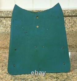 Vtg Original Antique Schwinn Bicycle Bike GREEN Mud Flap Mudguard with reflector