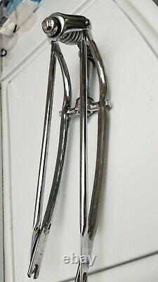 Vtg Schwinn 1964 / 65 Large Tube Early Stingray Super Deluxe 20 Springer Fork