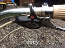 Vtg Schwinn 3 Sp 26 Men's 60s Bike -Hairpin Spring Seat, 4 Hole Rear Rack Good