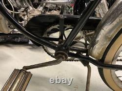 Vtg Schwinn Panther Cruiser Bicycle Unrestored 26 Balloon Tires Orig 50's Sprin