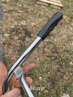 Vtg Schwinn Script Curved CROSSBAR HANDLEBARS classic antique BICYCLES Balloon