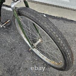 Vtg Schwinn Sting Ray Bicycle Green XMX Banana Seat Muscle Bike Pea Picker Retro