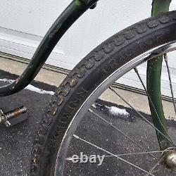 Vtg Schwinn Sting Ray Bicycle Green XMX Banana Seat Muscle Bike Pea Picker Retro