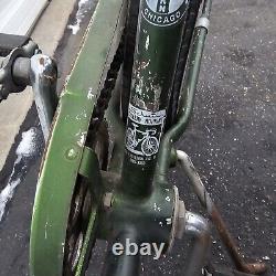 Vtg Schwinn Sting Ray Bicycle Green XMX Banana Seat Muscle Bike Pea Picker Retro