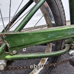 Vtg Schwinn Sting Ray Bicycle Green XMX Banana Seat Muscle Bike Pea Picker Retro