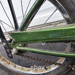 Vtg Schwinn Sting Ray Bicycle Green XMX Banana Seat Muscle Bike Pea Picker Retro