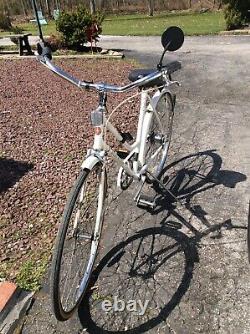 Vtg Schwinn Women's Collegiate 3 Speed 26 Bike Originally Used As Exercise Bike