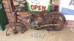 Whizzer Pacemaker Vintage Motorcycle Antique Bicycle Schwinn Indian Harley